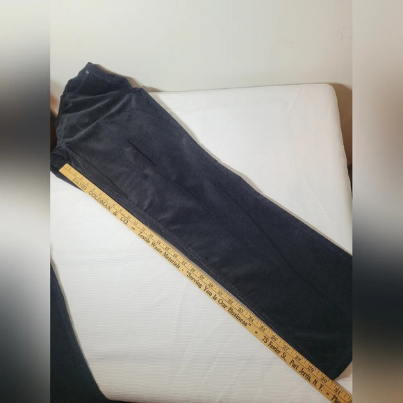 Talbots Flawless Five Pocket Black Corduroy Straight Pants sz 16 - Picture 6 of 10